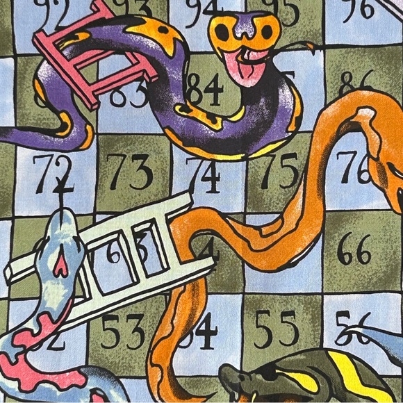 Vivienne Westwood Snakes & Ladders Handkerchief - Picture 3 of 6